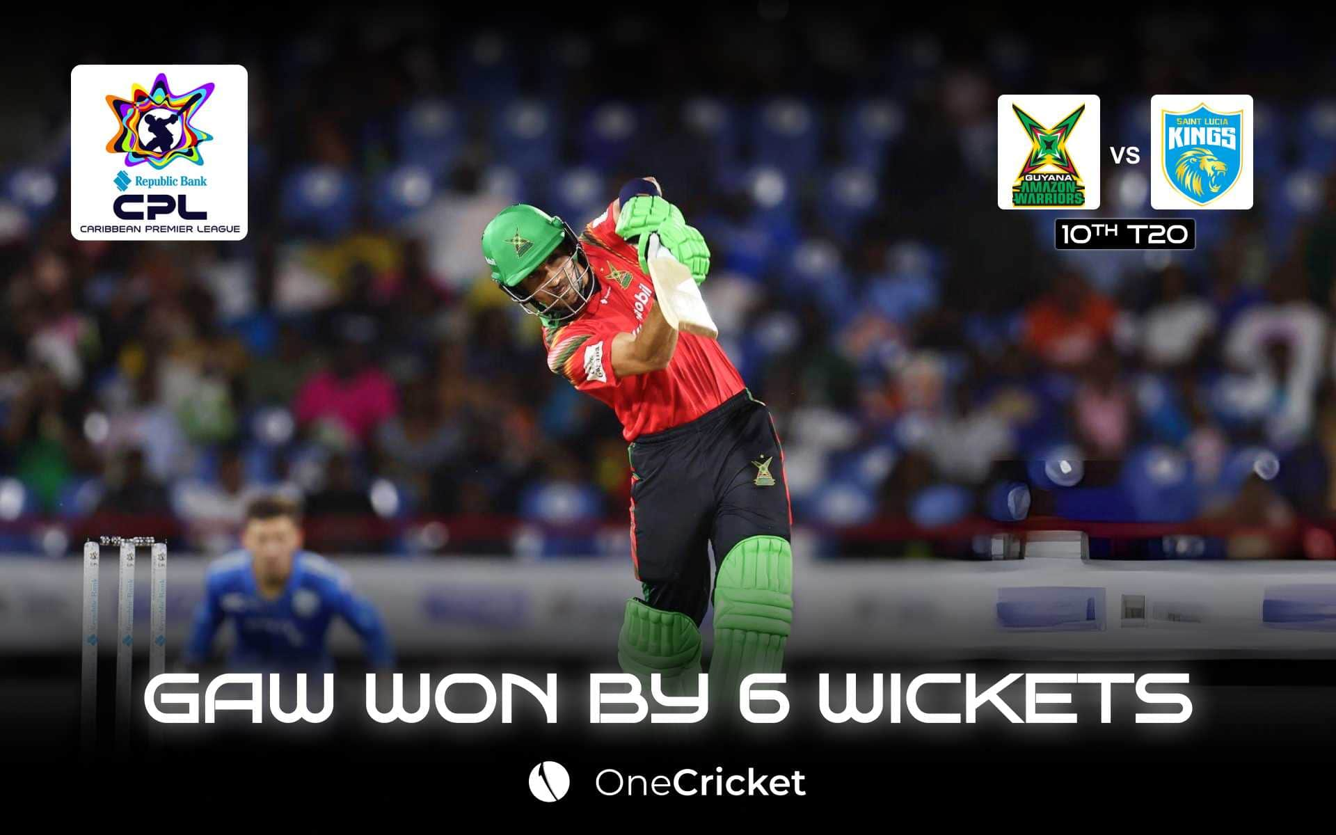 CPL 2024, GAW vs SLK, Match 10 Live Score: Match Updates, Highlights And Live Streaming